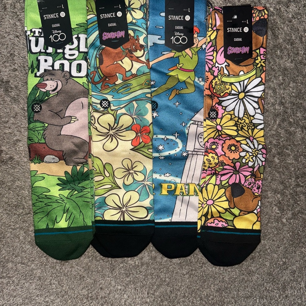 Stance Jungle Book, Peter Pan, Scooby Doo Graphic Socks Set